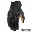 Icon 1000 AXYS Motorcycle Gloves - Black