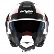 Nolan N120-1 Ciclone 363 Motorcycle Helmet - White Black Red - Sale