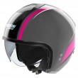 Nolan N20-2 Dolce Vita 346 Motorcycle Helmet - Lava Grey Fuchsia - Sale
