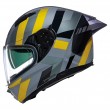 Nolan N60-6 SPORT Dinamico 344 Motorcycle Helmet - Grey Yellow Black - Sale