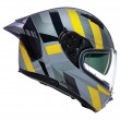 Nolan N60-6 SPORT Dinamico 344 Motorcycle Helmet - Grey Yellow Black - Sale