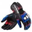 REV'IT! XENA 4 LADIES Women's Motorcycle Gloves - Black Blue - Sale