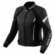 REV'IT! XENA 4 LADIES Women's Motorcycle Jacket - Black White - Sale