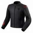 REV'IT! QUADRATIC Motorcycle Jacket - Black Neon Red - Sale