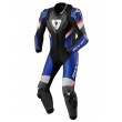 REV'IT! HYPERSPEED 2 Motorcycle Leather Suit - Black Blue - Online Sale