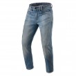 REV'IT! DETROIT 3 TF Motorcycle Jeans (Extra Short Size) - Medium Blue Vintage - Sale