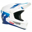 Thor SECTOR 2 CARVE Dirt Bike Helmet - White Blue - Sale