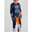 Thor LAUNCHMODE FUTURA Motocross Kit - Navy Orange - Sale