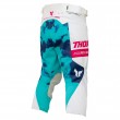 Thor YOUTH LAUNCHMODE BLEACH Motocross Pants - White Aqua - Sale