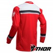 Thor PULSE PINNER MX Jersey - Red White