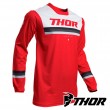 Thor PULSE PINNER MX Jersey - Red White