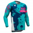 Thor LAUNCHMODE BLEACH Motocross Jersey - White Aqua - Sale