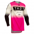 Thor SPORTMODE GEO Motocross Jersey - Vintage White Pink - Sale