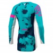 Thor WOMEN'S LAUNCHMODE BLEACH Motocross Jersey - White Aqua - Sale