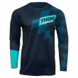 Thor YOUTH SECTOR BIRDROCK MX Jersey - Midnight Mint