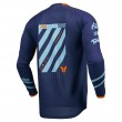 Thor YOUTH LAUNCHMODE FUTURA Motocross Jersey - Navy Orange - Sale