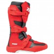 Thor YOUTH BLITZ XR Kid's MX Boots - Red Charcoal - Online Sale