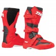 Thor YOUTH BLITZ XR Kid's MX Boots - Red Charcoal - Online Sale