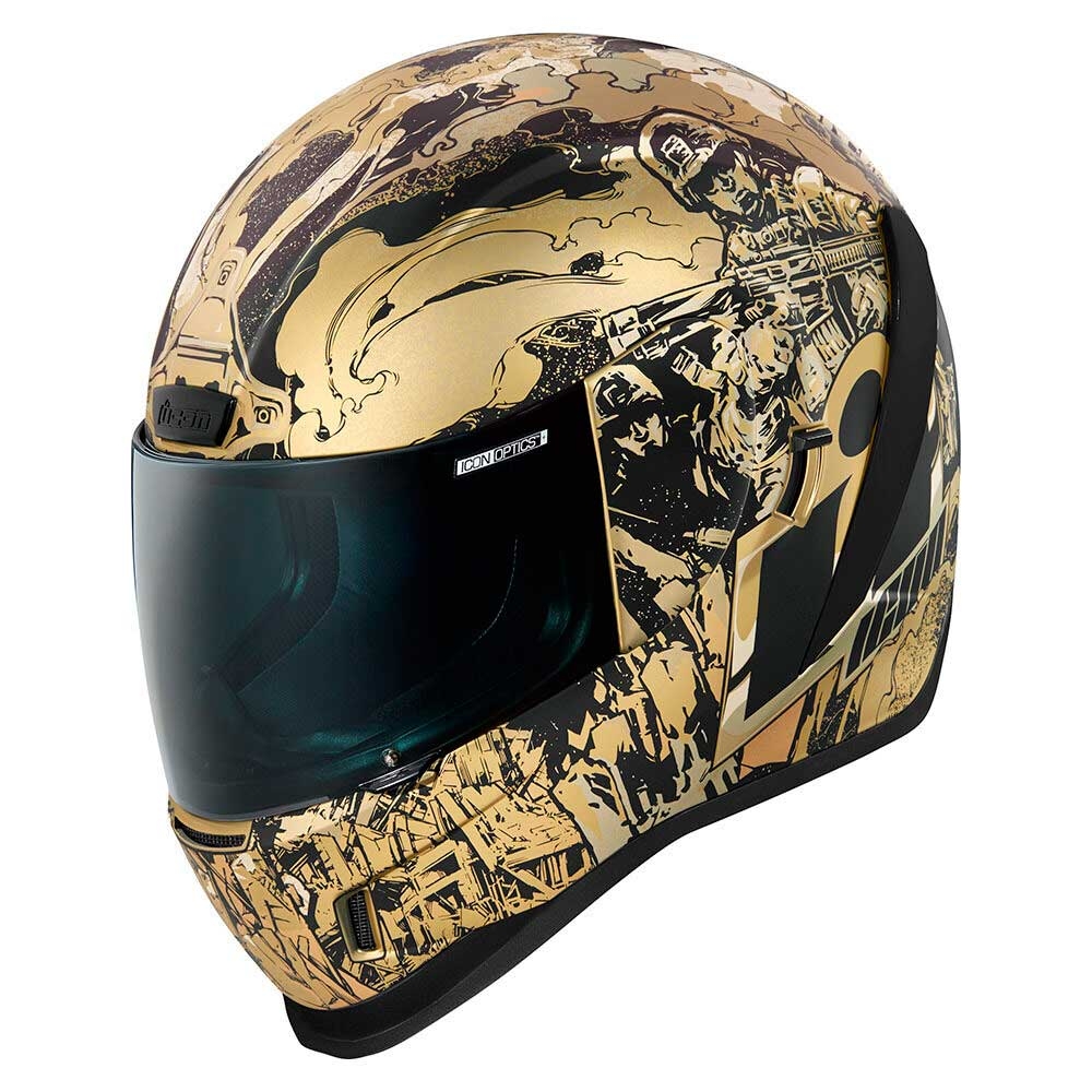 Casco Integrale Icon AIRFORM Guardian - Oro | SETTANTADUE.IT