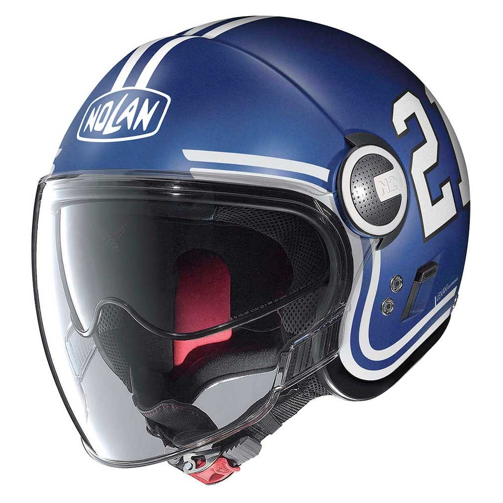 Casco Jet Nolan N21 VISOR Quarterback 85 - Flat Imperator Blue |  SETTANTADUE.IT