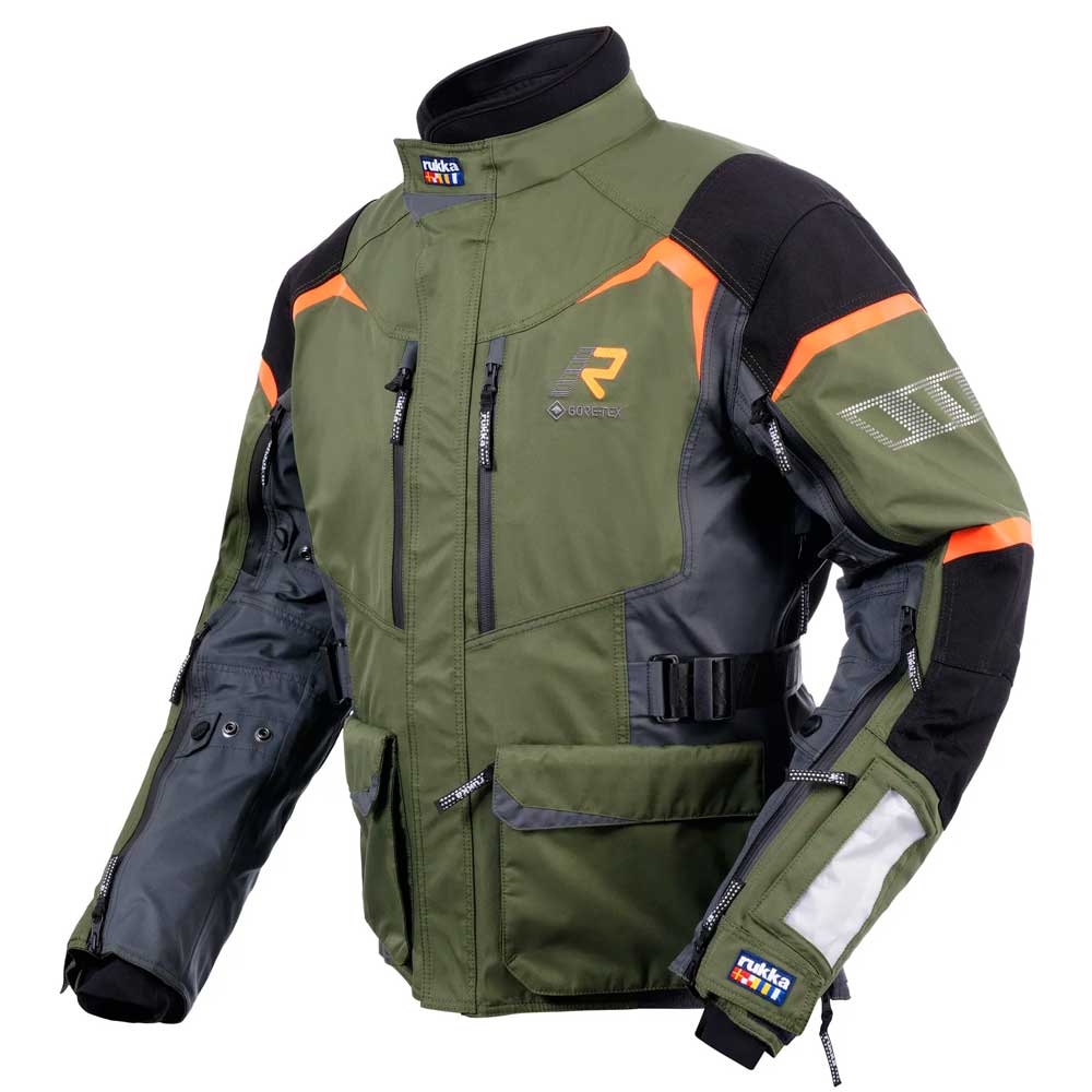 Giacca Moto Estiva Uomo RAXUS Omologata CE - Maxdura 600D, Forata, Protettori Rimovibili, Regolabile