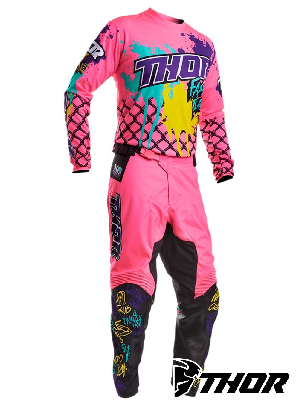 Completo Cross Thor PULSE FAST BOYZ - Rosa | SETTANTADUE.IT